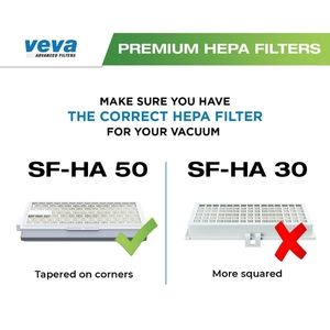 3pcs premium vacuum HEPA filters model SF-HA50